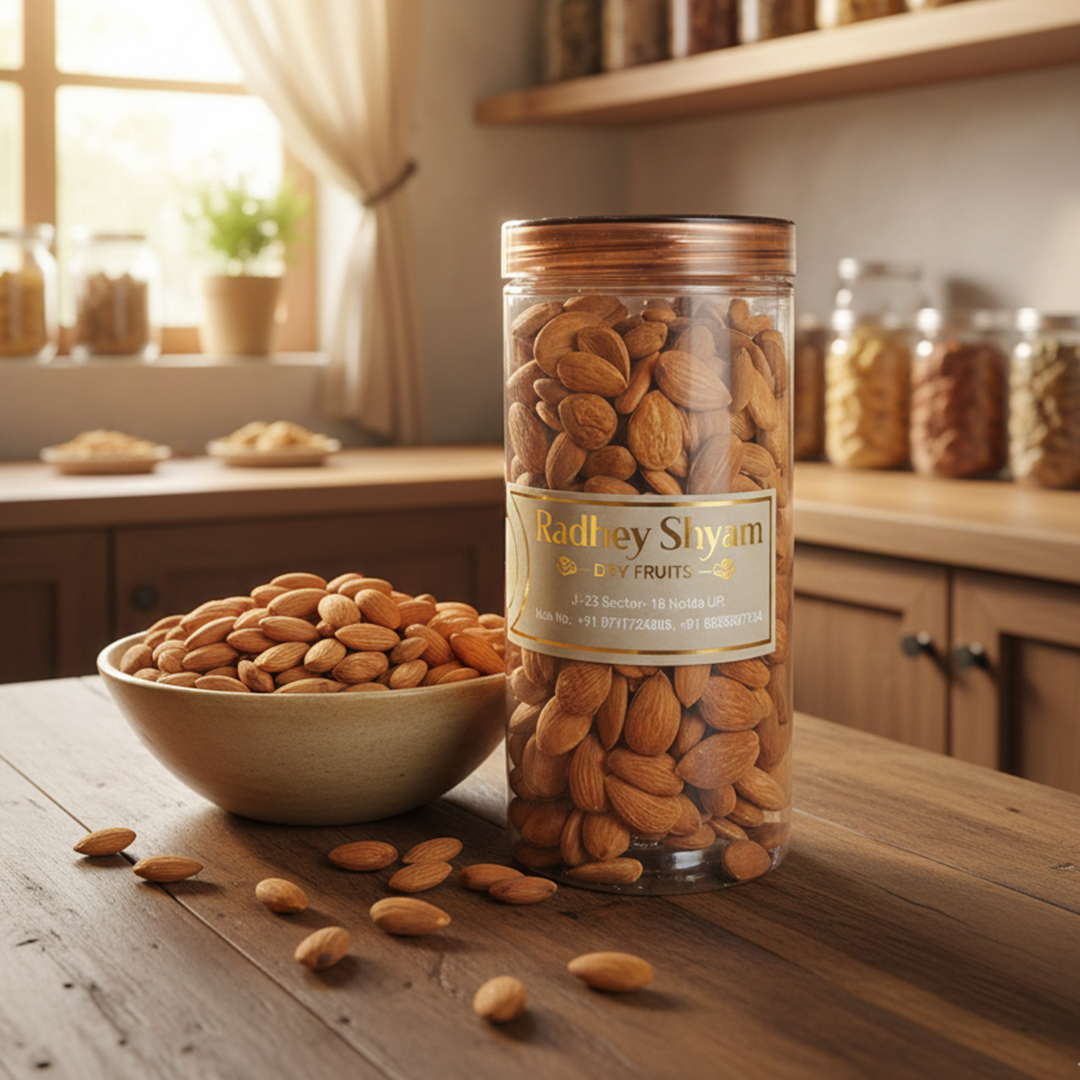 Radhey Shyam Premium Shahi Mamra Almonds